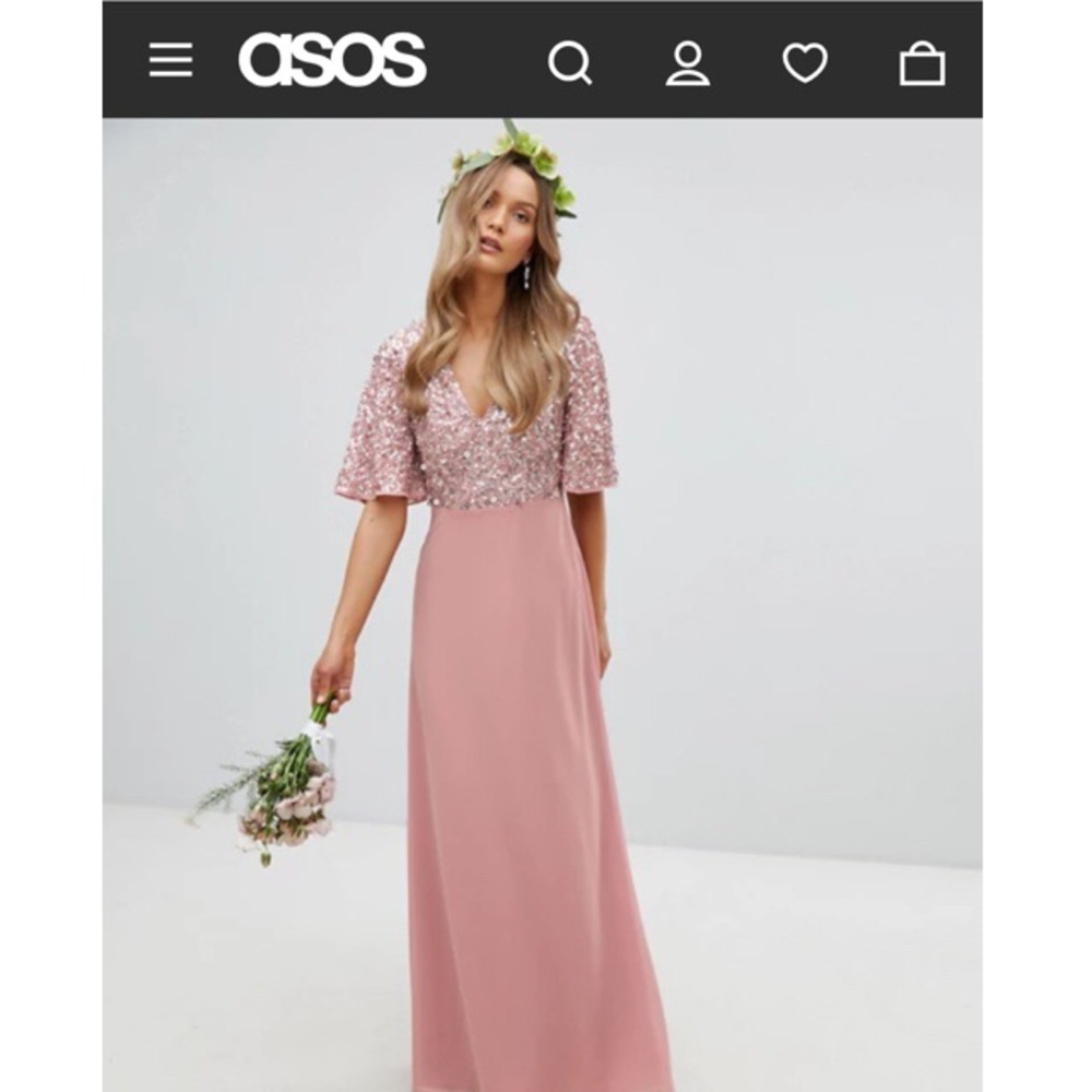 NWT Maya Sequin Top Bridesmaid